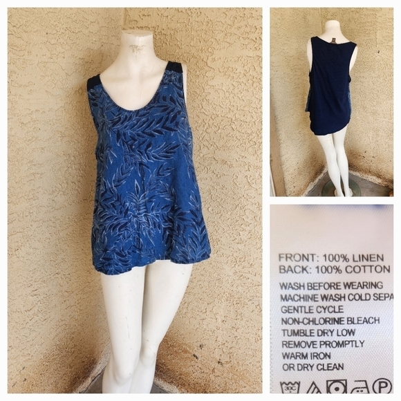 Tommy Bahama - Tropical Leaves‎ Tank Top - Picture 2 of 2